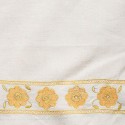 Off White Handloom Pahari Embroidered Blouse Cotton Fabric