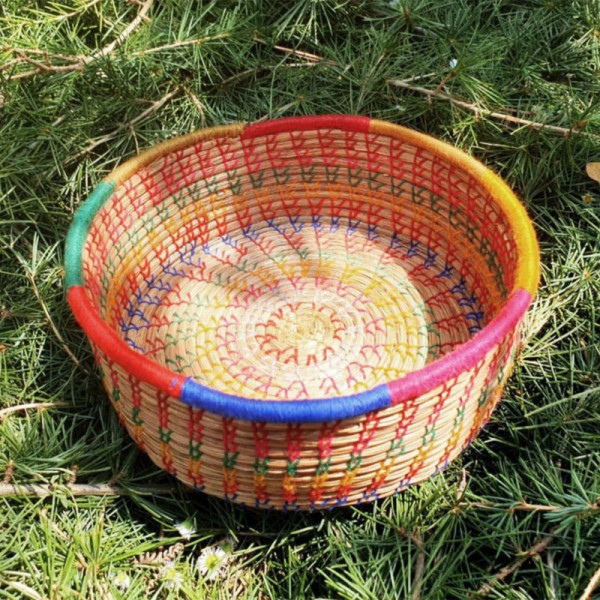 Pine Needle Fruit Basket 