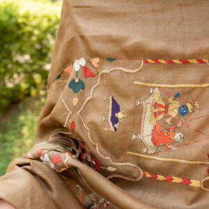 Krishna Leela dupatta