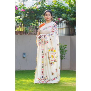 Dholak raas saree