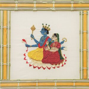 Vishnu Lakshmi Wall Hanging