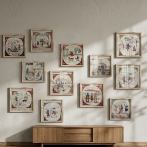 Vishnu Avtaram Set of 12 paintings