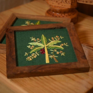 Botanical Coasters - Banana Bloom Set of 2